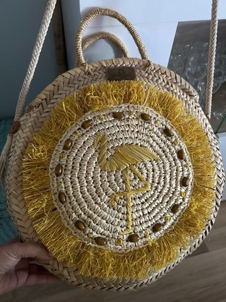 Bolso mujer rafia Simosastre
