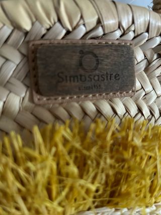 Bolso mujer rafia Simosastre