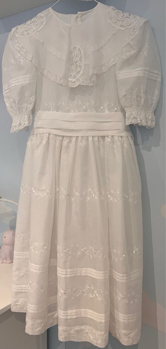 Vestido niña Comunión + adorno pelo