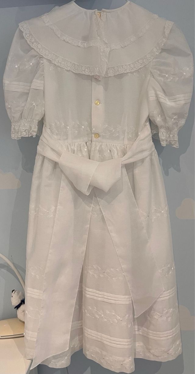 Vestido niña Comunión + adorno pelo