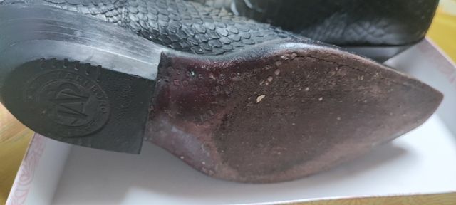 Stivali texani donna rettile