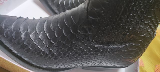 Stivali texani donna rettile