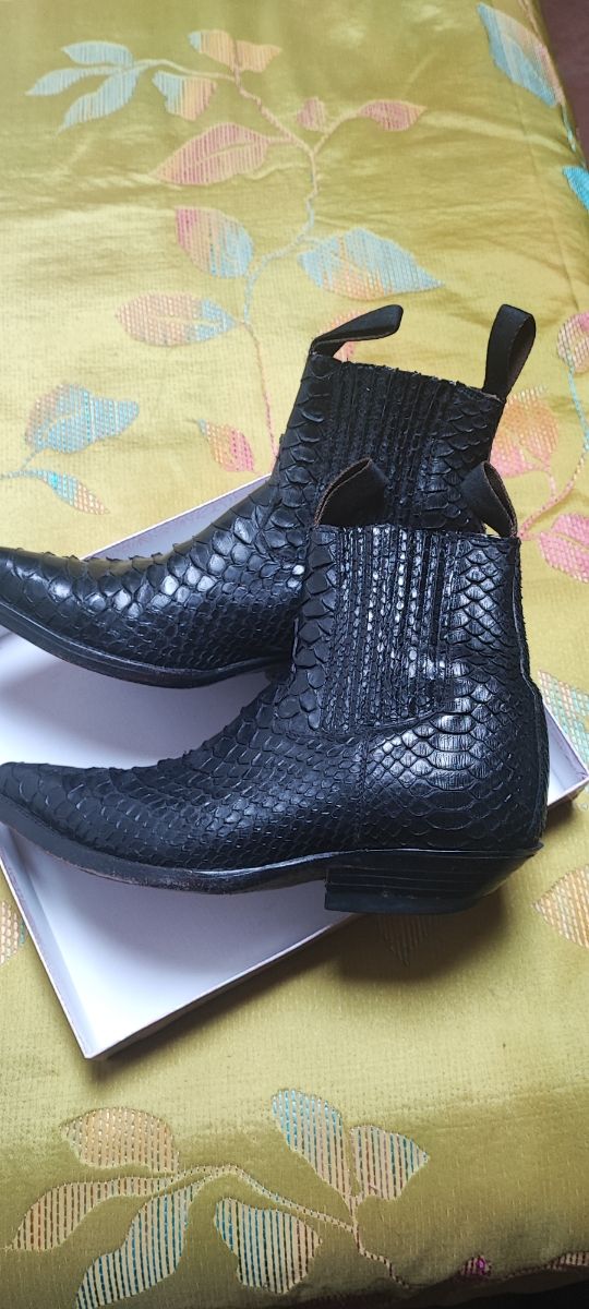 Stivali texani donna rettile