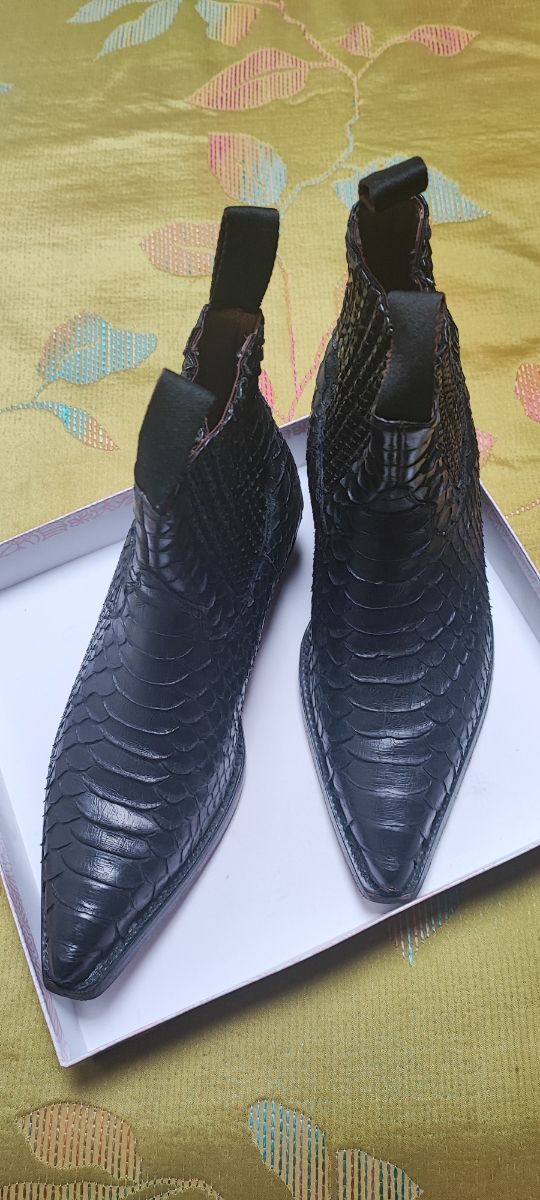 Stivali texani donna rettile