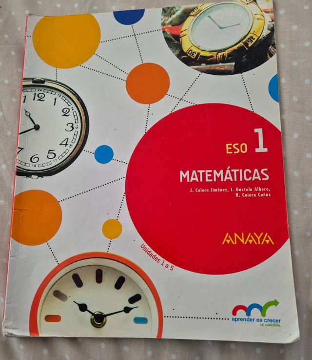 Libro de texto 1° ESO