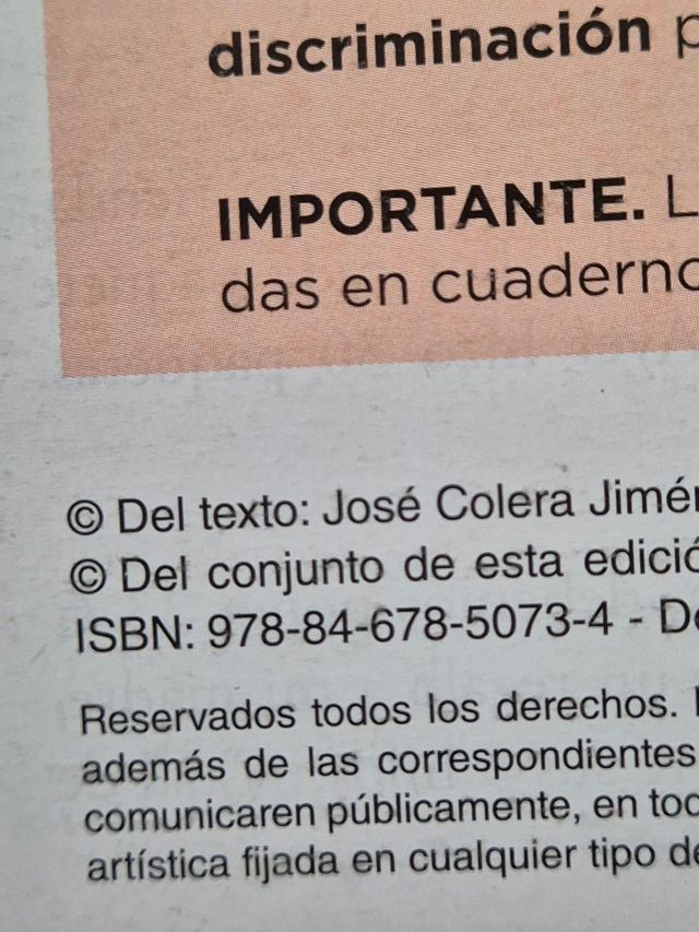 Libro de texto 1° ESO