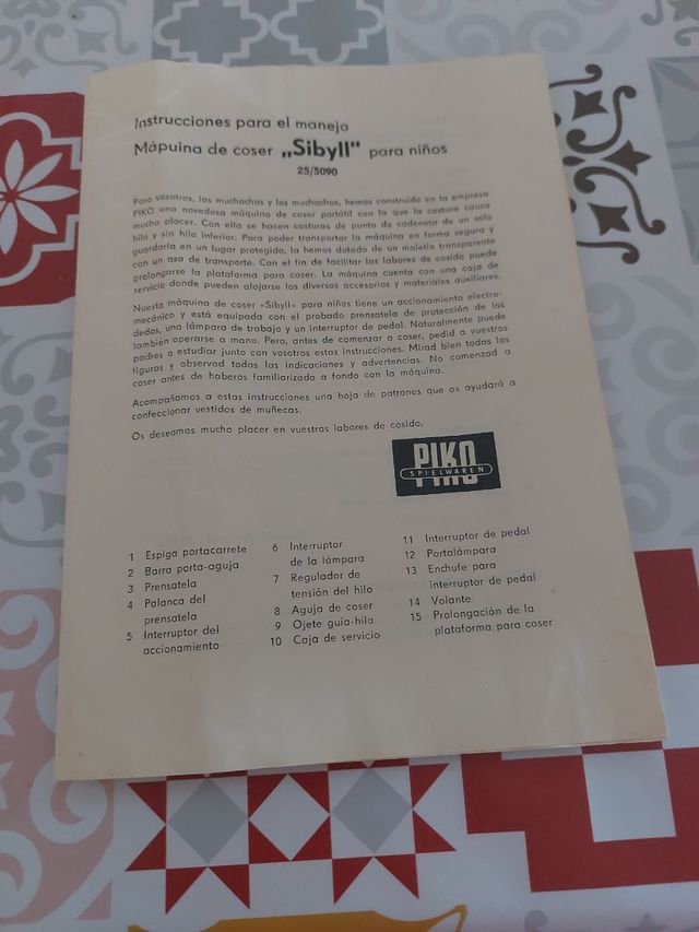 Máquina de costura de brinquedos