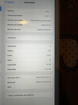 Ipad 7 generacion 2019