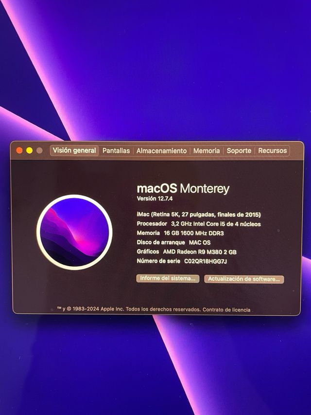 Imac 27 5k finales 2015 no bajo el precio