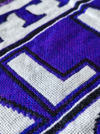 Bufanda fútbol Real Madrid centenario 1902 - 2002