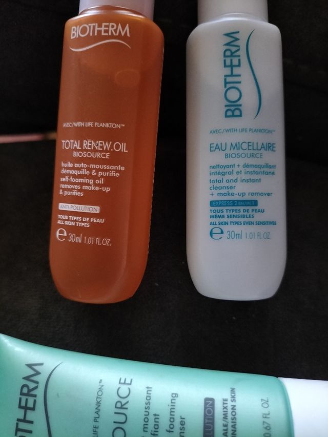 Lote biotherm facial sin estrenar