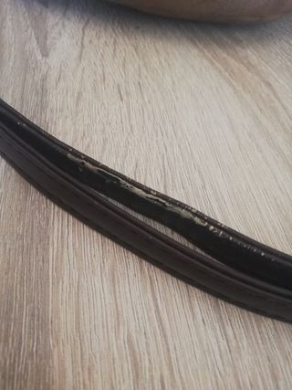 Bolso marrón cuero sintético