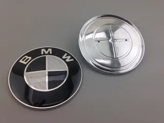 Emblema capot BMW 82mm NEGRO CARBONO 
