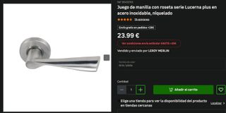 PUERTA BARI PLUS+CERRADURA+TIRADOR+JAMBAS+MOLDURAS