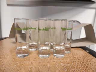 6 bicchierini vodka Moskovskaya