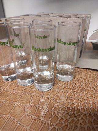6 bicchierini vodka Moskovskaya