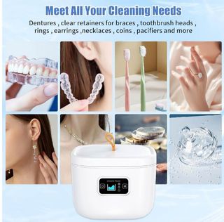 Limpiador ultrasónico para prótesis