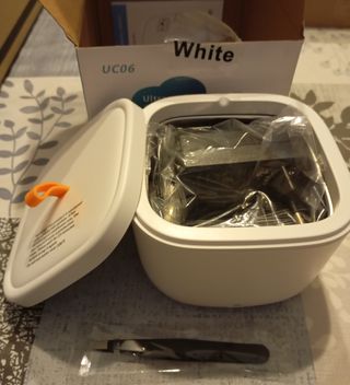 Limpiador ultrasónico para prótesis