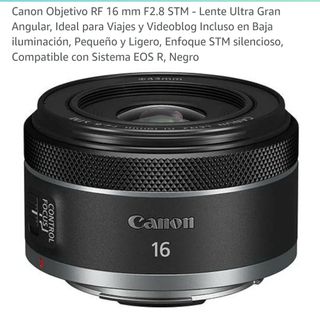 CANON OBJETIVO RF 16MM F2.8 STM
