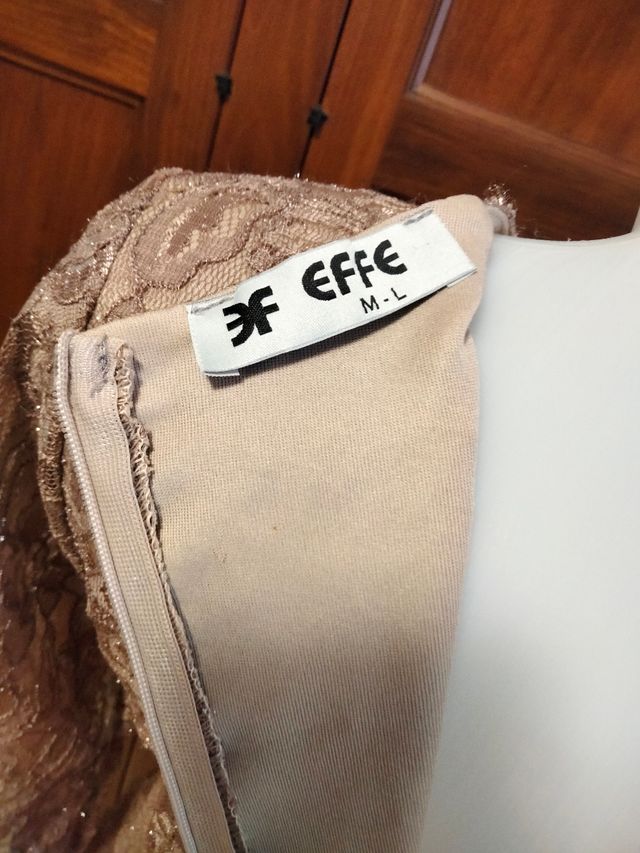 Vestito elegante beige tg. M/L