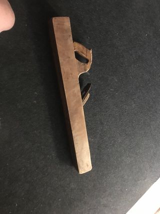 Cepillo antiguo de carpintero,