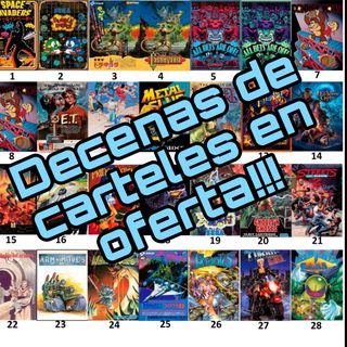Carteles Videojuegos y Pelis HD