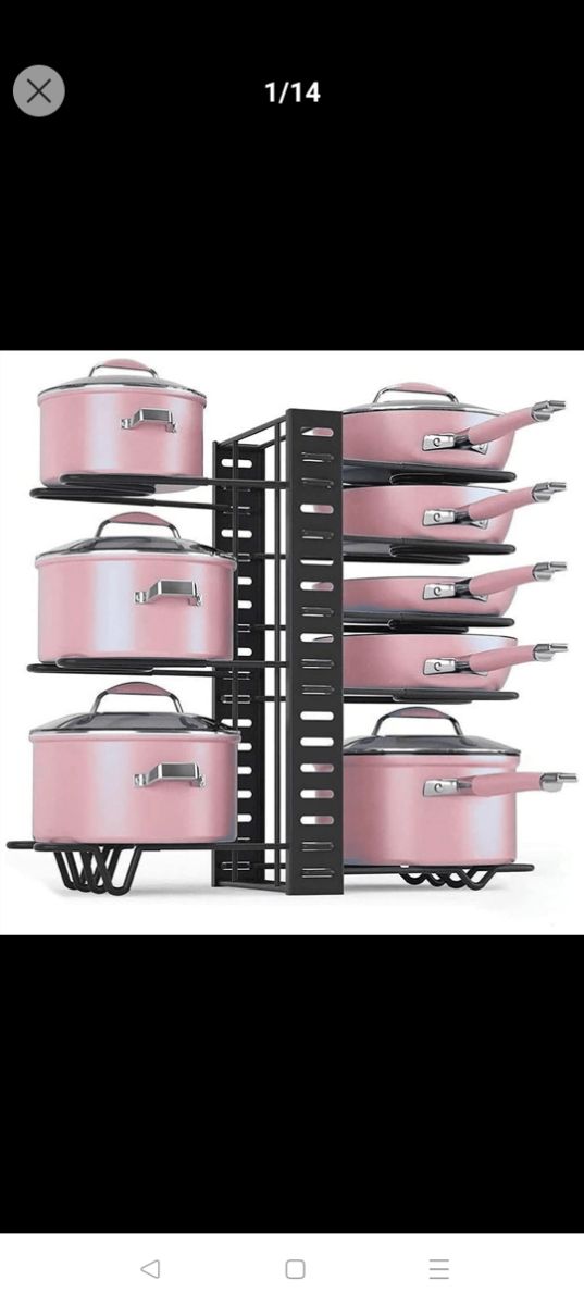 Soporte ollas y sartenes