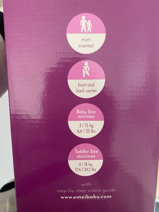 Emeibaby easy mochila porteo