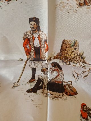 Foulard Vintage Souvenir Sardegna 