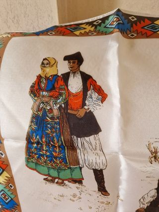Foulard Vintage Souvenir Sardegna 