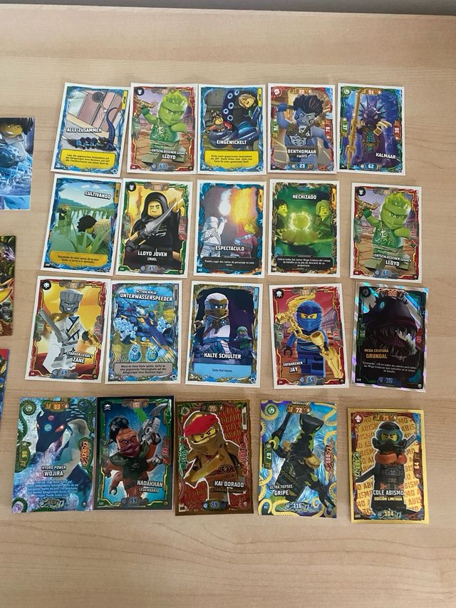 Cartas lego ninjago y batman