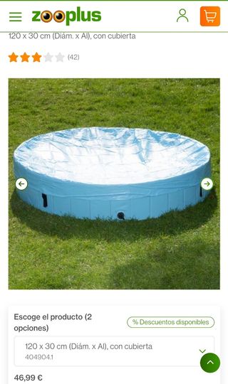 Piscina para perros zooplus