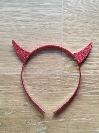 Acessório de cabelo - Bandolete diabo (fantasia)