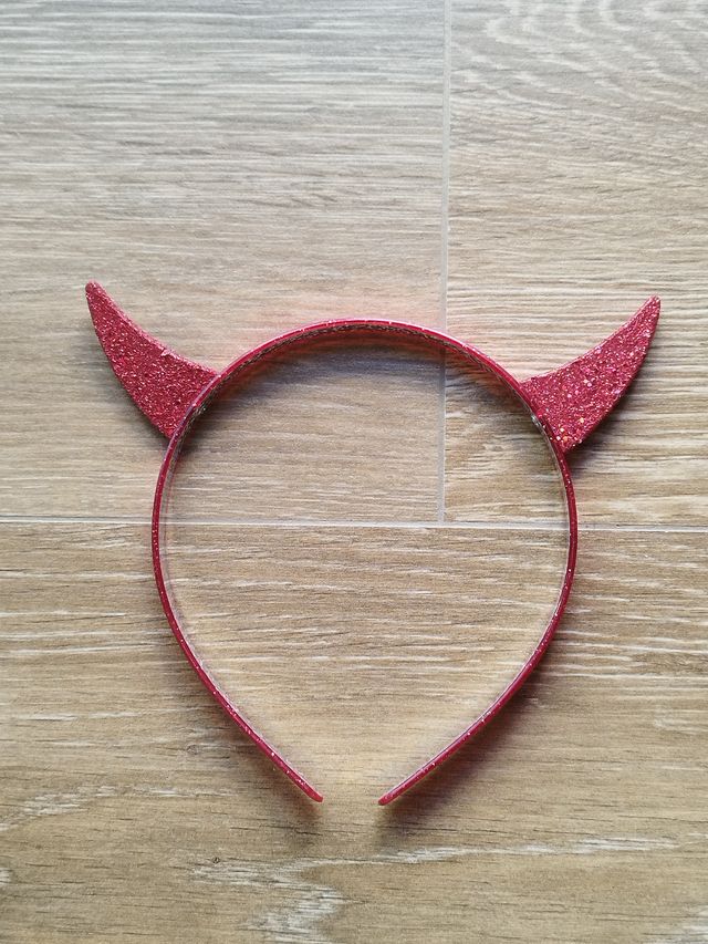 Acessório de cabelo - Bandolete diabo (fantasia)