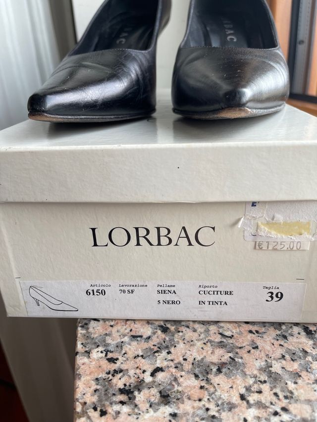 Décolleté nero - Lorbac - 39