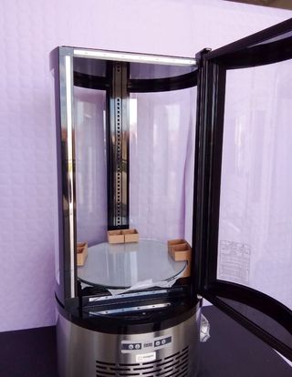 🟪 HT -  Vitrina Expositora Cilindro 3 caras