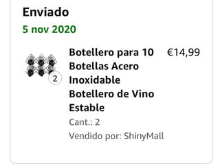 Pack de 2 Botelleros para 10 botellas