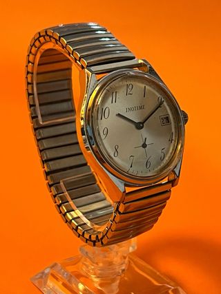 Reloj tortuga francés Inotime mecánico antiguo