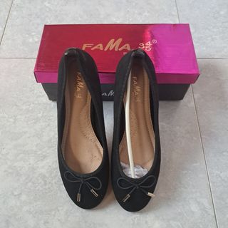 Manoletinas negras mujer talla 40