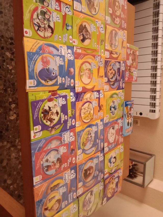 Curso ingles Disney: libro,CD y DVD nuevo