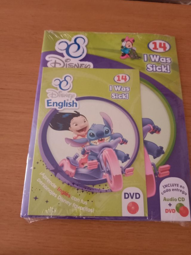 Curso ingles Disney: libro,CD y DVD nuevo