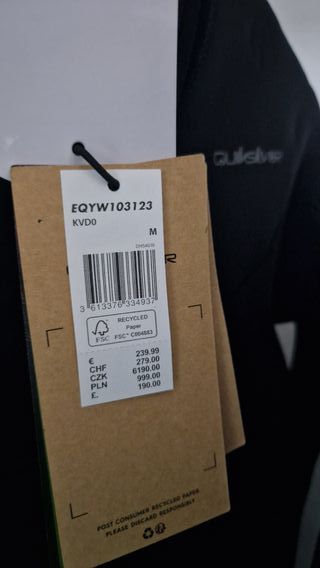 Neopreno Quiksilver Session 4/3 BZ + Limpiador