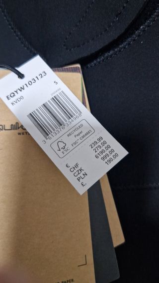 Neopreno Quiksilver Session 4/3 BZ + Limpiador