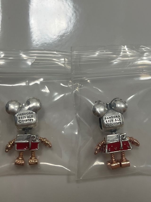 Charms disney robot minnie y mickey