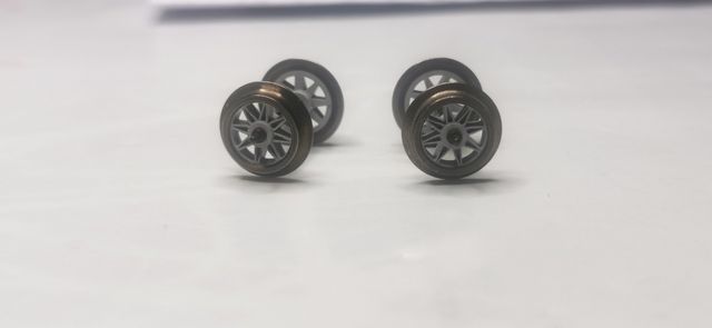 Ejes de rueda de tren H0