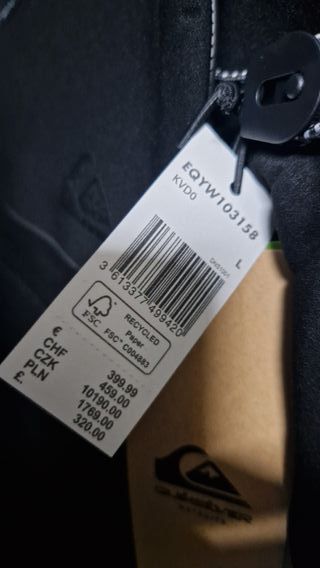 Neopreno Quiksilver Highline 4/3 Chest Zip