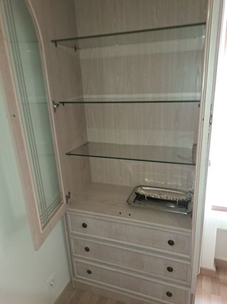 Vitrina de cristal 