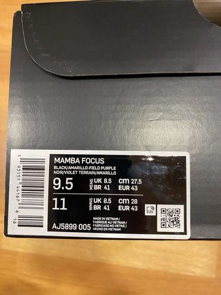 Zapatillas Nike Mamba Focus Kobe Bryan