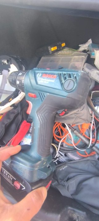 taladro+atornillador+radial Bosch 18v