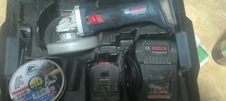 taladro+atornillador+radial Bosch 18v